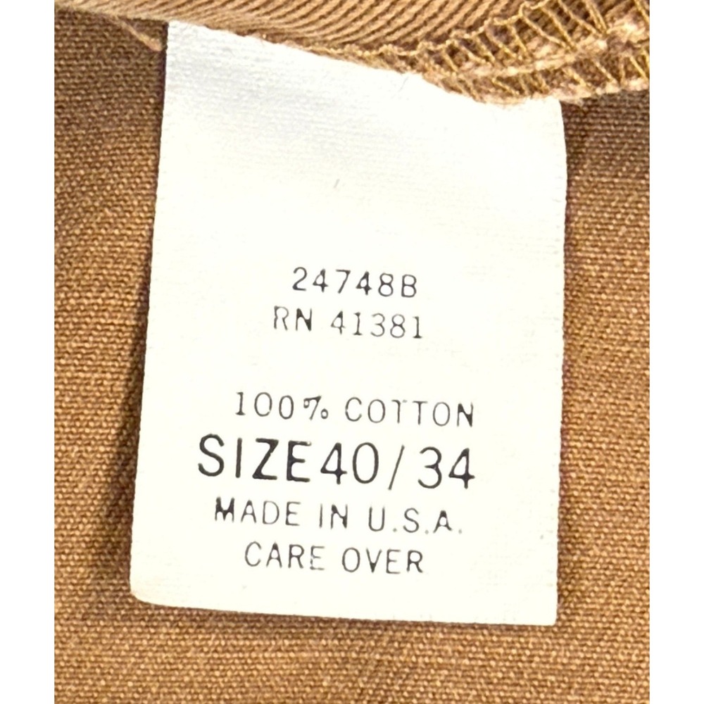 Vintage Polo Ralph Lauren Belted Pants Mens 40/32 Brown Canvas Cargo Cotton USA - Picture 7 of 16